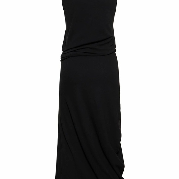 Lemaire twisted cotton midi dress in black XL - Picture 2 of 5